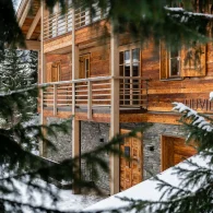 immobilienfoto exterieur chalet